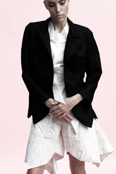 Origami Ekaterina Wool Jacket / Black