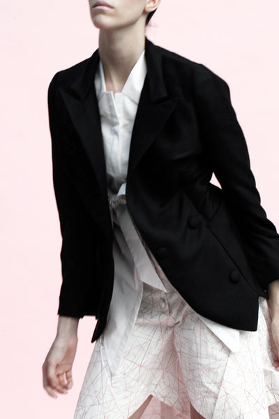 Origami Ekaterina Wool Jacket / Black