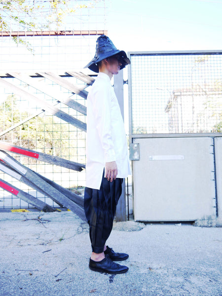Origami Unisex Bellini Cotton Shirt / White - YOJIRO KAKE OFFICIAL