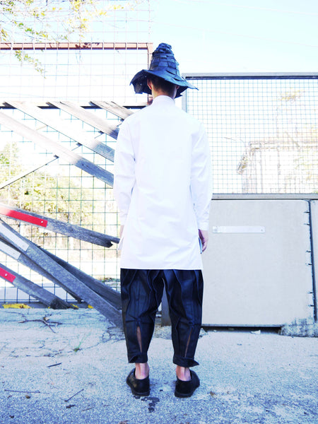 Origami Unisex Bellini Cotton Shirt / White - YOJIRO KAKE OFFICIAL