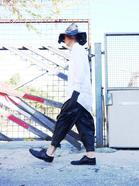 Origami Unisex Bellini Cotton Shirt / White - YOJIRO KAKE OFFICIAL