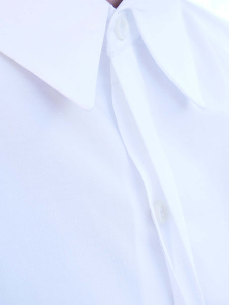 Origami Unisex Bellini Cotton Shirt / White - YOJIRO KAKE OFFICIAL