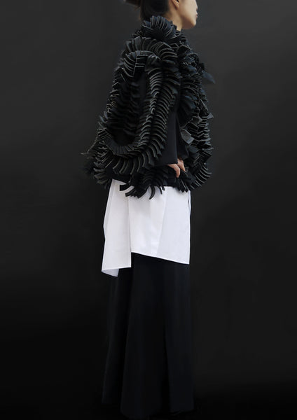 Whole Petals Jacket / Black - YOJIRO KAKE OFFICIAL