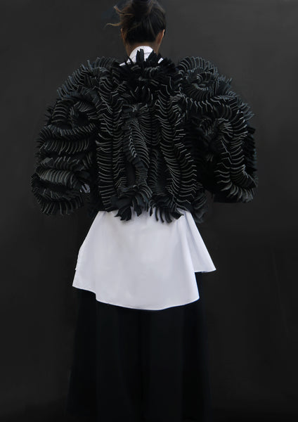 Whole Petals Jacket / Black - YOJIRO KAKE OFFICIAL