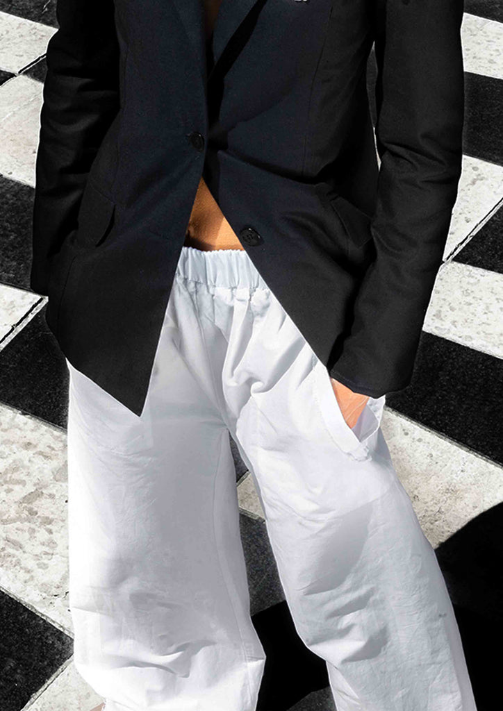 Easy Trousers / White - YOJIRO KAKE OFFICIAL