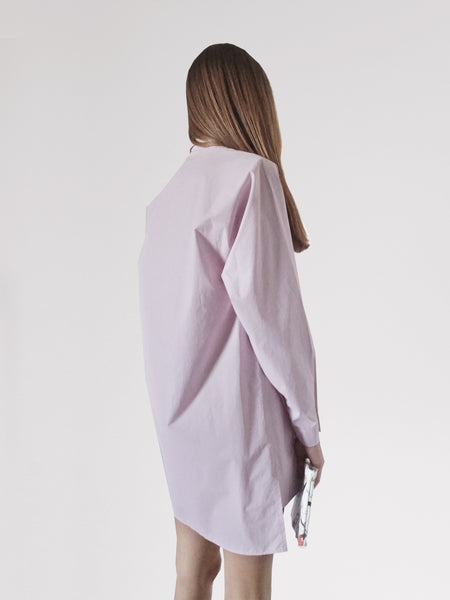 Origami Bellini Cotton Shirt / Pink - YOJIRO KAKE OFFICIAL