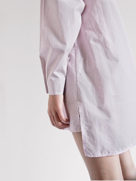 Origami Bellini Cotton Shirt / Pink - YOJIRO KAKE OFFICIAL